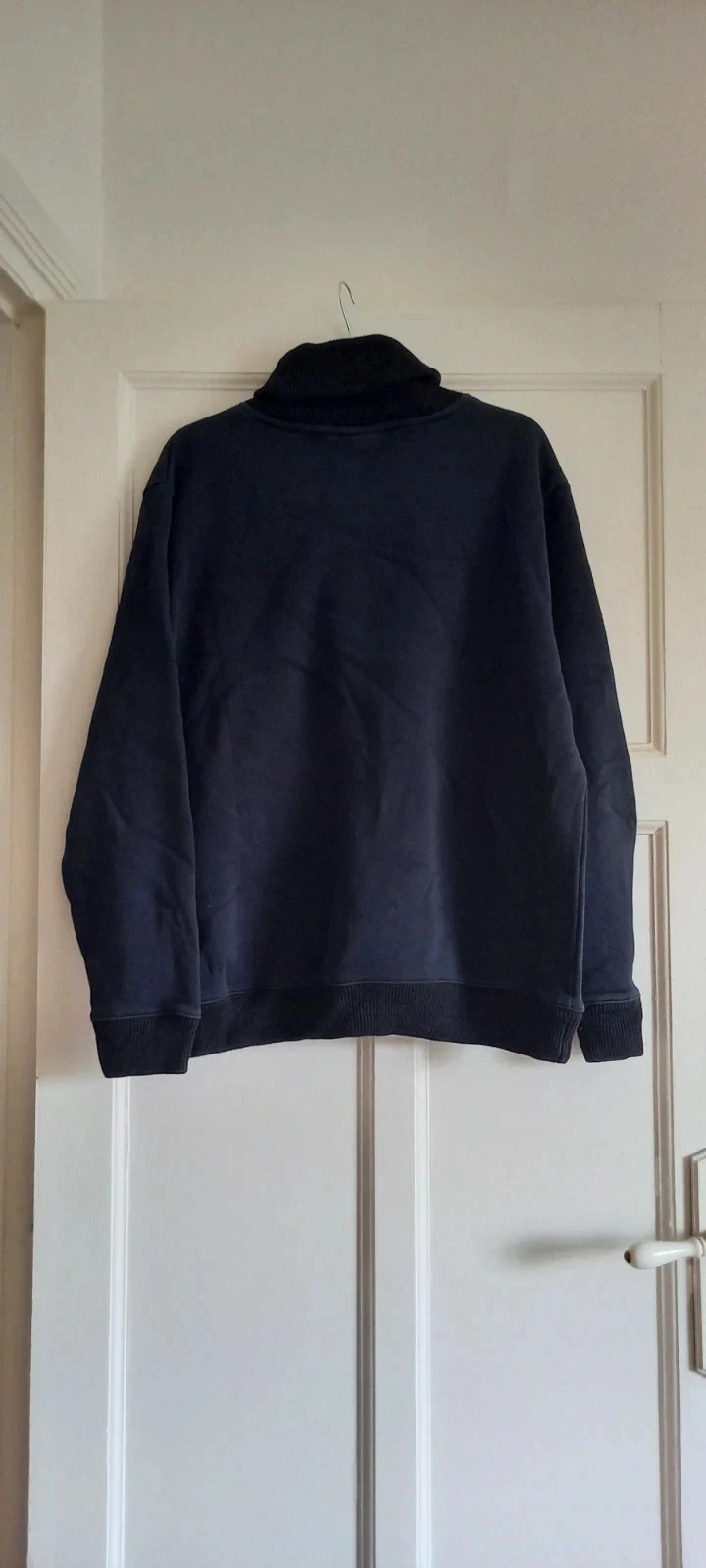 Pull col roulé H&M XL bleu marine et noir – photo 2